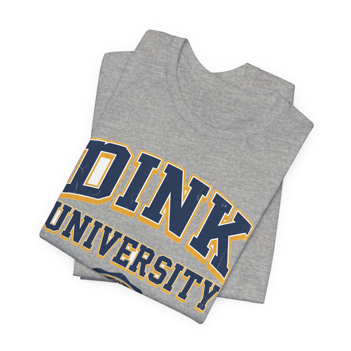 Dink University Pickleball Shirt, Dept of Third Shot Drops Varsity Tee, Funny College Style Gift for Pickleball Players
