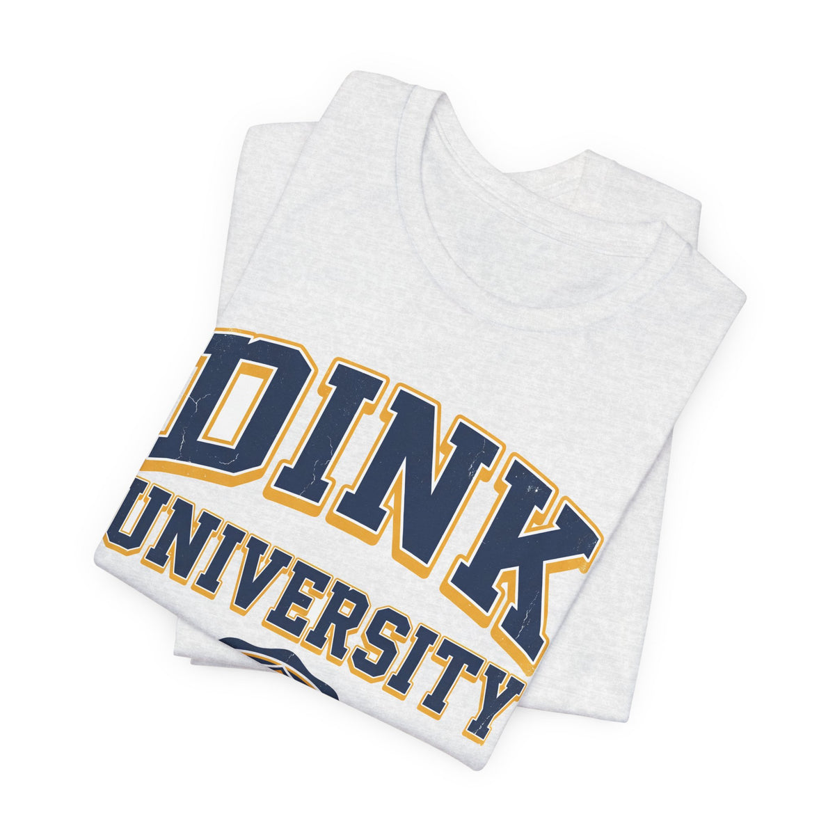 Dink University Pickleball Shirt, Dept of Third Shot Drops Varsity Tee, Funny College Style Gift for Pickleball Players