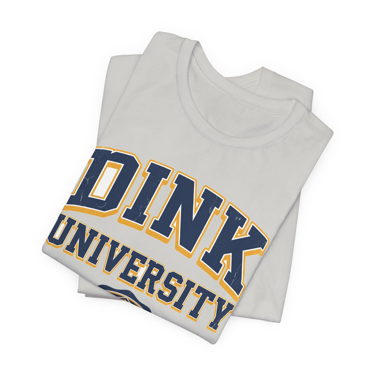 Dink University Pickleball Shirt, Dept of Third Shot Drops Varsity Tee, Funny College Style Gift for Pickleball Players